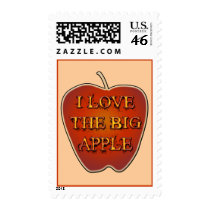 I LOVE THE BIG APPLE POSTAGE