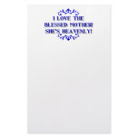I love the Blessed Mother! She's Heavenly! Custom Stationery