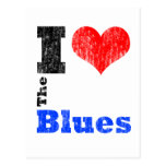 I Love The Blues Post Card