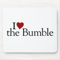 I Love The Bumble Mouse Pads
