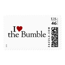 I Love The Bumble Postage Stamps