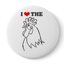 I LOVE THE COCK buttons