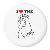 I LOVE THE COCK magnets