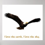 I love the earth, I love the sky Poster