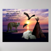 I love the earth, I love the sky Posters
