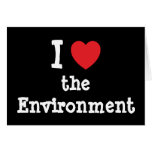 I love the Environment heart custom personalized cards
