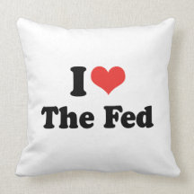 I LOVE THE FED - .png Pillow
