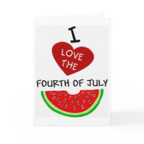 I LOVE THE FOURTH OF JULY 3 cards by mrsheldo I LOVE THE FOURTH OF JULY 3 cards