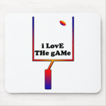 I Love The Game Mouse Pad