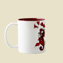 I Love the Holidays CandyCane Holiday Mug