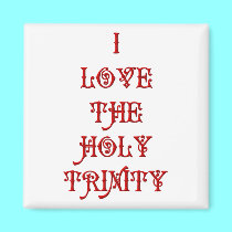 I love The Holy Trinity magnets by Artists4God I love The Holy Trinity magnets
