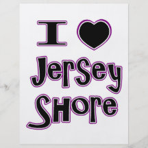 I love the jersey shore full color flyer