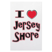 I love the jersey shore red stationery