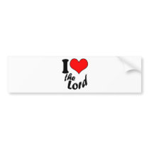 I Love the Lord Bumper Stickers