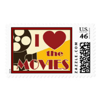 I Love the Movies Stamps