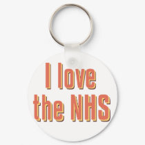 I Love the NHS keychains