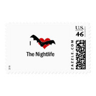 I Love The Nightlife stamp