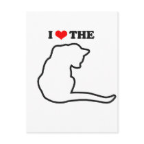 I Love the Pussy postcards by lesbian I Love the Pussy postcards