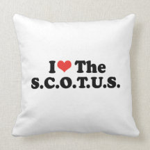 I LOVE THE SCOTUS - .png Throw Pillow