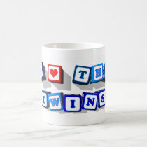 I LOVE THE TWINS mugs