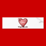 I Love The Virgin Islands bumper stickers