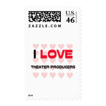 I LOVE THEATER PRODUCERS POSTAGE