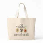 I Love Them All Badge Bunny Bag