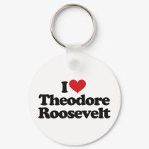 I Love Theodore Roosevelt keychains by visualnewbie I Love Theodore Roosevelt keychains