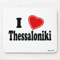 I Love Thessaloniki mousepads