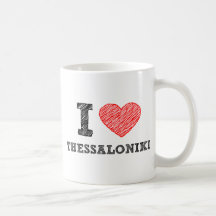 I love Thessaloniki Mugs