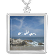 I Love This Beach; Happy Mother's Day Necklaces