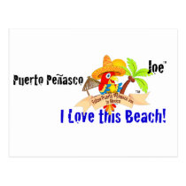 I Love This Beach postcards