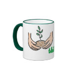 "I Love This Planet" Ringer Mug
