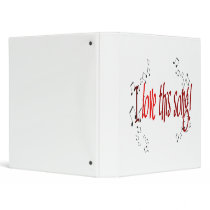 I Love This Song! Text Design Binder by SjStevenson I Love This Song! Text Design Binder