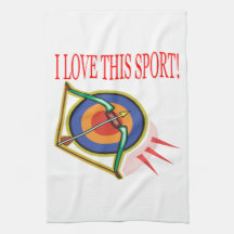 I Love This Sport Kitchen Towels