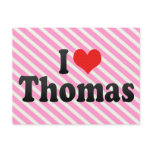 I Love Thomas Post Cards
