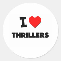 I love Thrillers Sticker