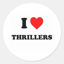 I love Thrillers Stickers