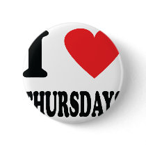 I love thursdays icon buttons