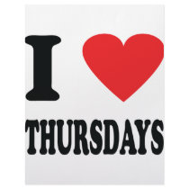 I love thursdays icon letterhead