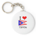 I Love Tiffin Ohio Key Chain