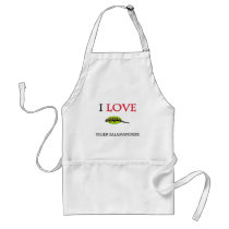 I Love Tiger Salamanders aprons