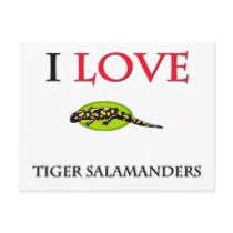 I Love Tiger Salamanders postcards by tshirtshirts I Love Tiger Salamanders postcards