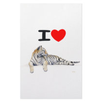 I love Tigers for light Stationery