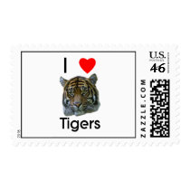 I love tigers Postage postage