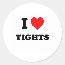 I love Tights Sticker