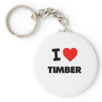 I love Timber Keychain