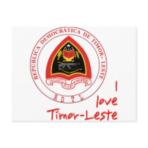 i love Timor-Leste 2.png Post Card