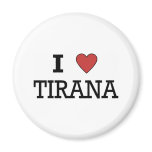 I Love Tirana Magnets