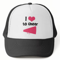I love to Cheer - Cool Cheerleader Stuff Mesh Hat